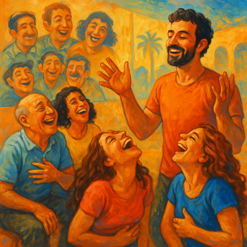 הצחוק בישראל עבר כברת דרך – ממערכונים ברדיו, דרך הופעות בידור הומות ועד סדנאות אישיות של שמחה וצחוק. הוא שיקף את מה שעבר על הישראליות: התגבשות, פיצול, הסתבכות – וחיפוש מתמיד אחר נחמה, חיבור וריפוי.